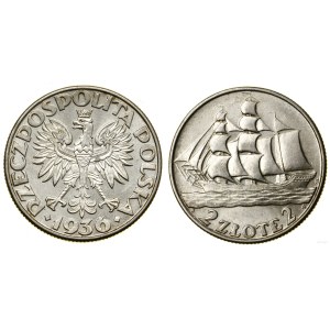 Poland, 2 zloty, 1936, Warsaw