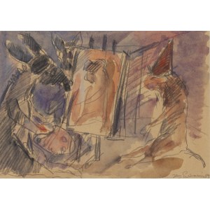 Jerzy Piotrowicz (1943 Przedświt - 1999 Poznań), Untitled, 1989