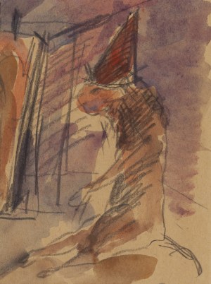 Jerzy Piotrowicz (1943 Przedświt - 1999 Poznań), Bez tytułu, 1989