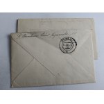 ENVELOPE WITH LETTER LV 1943 R STAMP STAMP