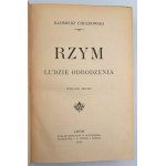 Chlędowski, Kazimierz, Rome - People of the Renaissance, Lviv, 1911 - Jahoda !