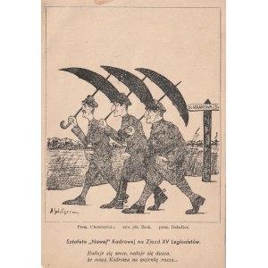 Pohlednice, politická karikatura, 30. léta 20. století