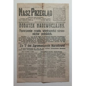 Nasz Przegląd, wydanie specjalne, przewrót majowy, 1926r.