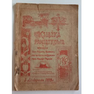 Commemorative book about the snatching of the Radom railroad network from the hands of the Austrian invaders by Polish railwaymen, 1919.