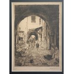 Halpern, Frederick, Starý Jeruzalem, lept na papieri
