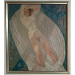 Konarski, Marian, Akt, olej na płótnie, 1966r.