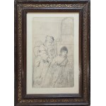 Michał Pociecha (1852-1908), Chłopiec prowadzący starca (Żebracy), 1875