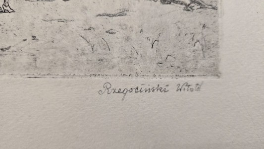 Witold Rzegociński (1883-1969), Na Plaży Wielka Wieś