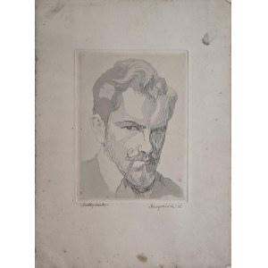 Witold Rzegociński (1883-1969), Autoportret