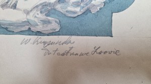 Walerian Kryciński (1852-1929), Projekt dekoracji dla teatru we Lwowie