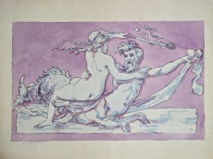 Walerian Kryciński (1852-1929), Projekt dekoracji dla teatru we Lwowie