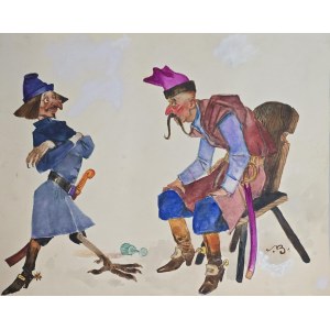 Stefan Brzozowski (1911-1978), Pan Twardowski und Mephistopheles (Frau Twardowska)