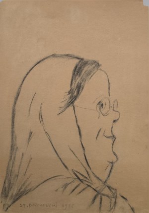 Stefan Brzozowski (1911-1978), Portret kobiety, podwójny 1936