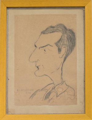 Stefan Brzozowski (1911-1978), Portret mężczyzny, 1936