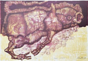 Jan Lebenstein (1930-1999), Course pétrifiée (Skamieniały wyścig), 1973
