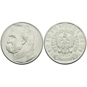 POLONIA. 10 zlotych 1936. Ag; 22gr; C 29; SPL