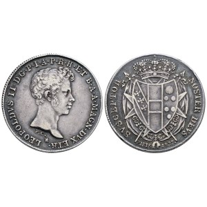 FIRENZE. GRANDUCATO DI TOSCANA. Leopoldo II (1824-1859). Mezzo francescone 1827. Ag; 13,75gr; Gig.26; BB+