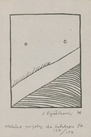 Stanisław Fijałkowski (1922 Zdołbunów na Wołyniu - 2020 Łódź), Bez tytuł, 1987