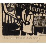 Teresa Jakubowska (b. 1930, Vilnius), Cairo oat bazaar, 1961
