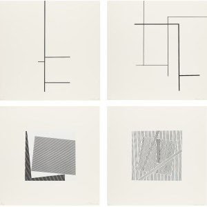 Henryk Stażewski (1894 Warsaw - 1988 Warsaw), Portfolio 1972-76, 1977