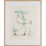 Stasys Eidrigevicius (geb. 1949, Mediniškės, Litauen), Waiting, 1994