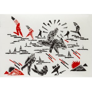 Tomasz Ciecierski (1945 Kraków - 2024 Warszawa), Sun Sets, 1986