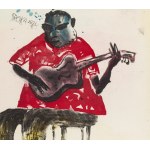 Jacek Sroka (b. 1957, Krakow), Daddy plays the blues, 1984