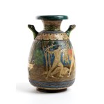 Vase with a mythological scene of the Calydonian Boar Hunt