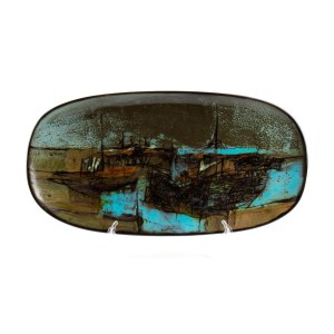 NANNI VALENTINI (attribuito a) (1932 - 1985), Oval wall plate
