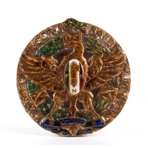TITO CHINI (attribuito a) (Firenze 1898 - Desio 1947), Commemorative ceramic
