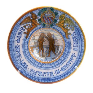 GALILEO CHINI (Firenze 1873 - 1956), Malý talíř