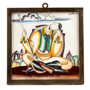 GIO PONTI (Milano 1891 - 1979), Il cacciatore stanco