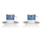 Adam SADULSKI (1934 - 2010), Pair of cups cut "Milo" - Olympic edition