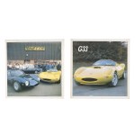 Two cards: Ginetta. Britannia Automobiles Importateur, Paris