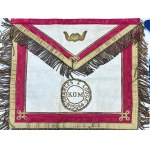 Freemasonry: a set of paraphernalia, insignia and a book of R.A.O.B. G.L.E. rituals.