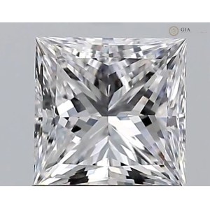 NATURAL DIAMOND 0.50 F VS1 - PRINCESS - G.I.A.