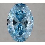 0.50 CT FANCY VIVID BLUE VVS2 LAB-GROWN DIAMOND
