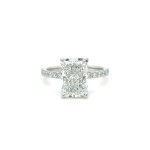 WHITE GOLD RING WITH LAB-GROWN DIAMONDS - LGRNG51201