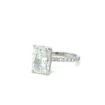 WHITE GOLD RING WITH LAB-GROWN DIAMONDS - LGRNG51201