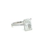WHITE GOLD RING WITH LAB-GROWN DIAMONDS - LGRNG51201