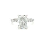 WHITE GOLD RING WITH LAB-GROWN DIAMONDS - LGRNG51201