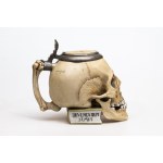 Skull-shaped tankard, Germany 19th/20th century. (I)