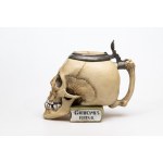 Skull-shaped tankard, Germany 19th/20th century. (I)