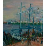 Jakub Zucker (1900 Radom - 1981 New York), Prístav Concarneau v Bretónsku.
