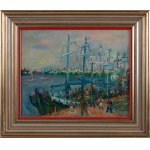 Jakub Zucker (1900 Radom - 1981 New York), Prístav Concarneau v Bretónsku.