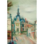 Jakub Zucker (1900 Radom - 1981 New York), Square in Arcueil (Old Town Hall in Arcueil), 1948