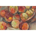 Włodzimierz Terlikowski (1873 Poraj near Łódź - 1951 Paris), Still life with apples, 1945