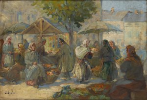 Erno Erb (1878 Lwów (?) - 1943 Lwów), Straganiarki
