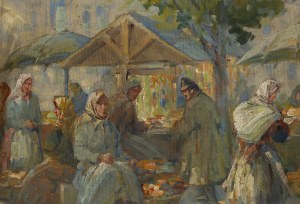 Erno Erb (1878 Lwów (?) - 1943 Lwów), Straganiarki