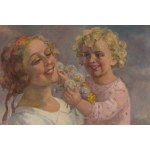 Janina Bobińska-Paszkowska (1894 Warsaw - 1973 Warsaw), Mother with child